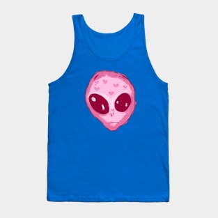 Pink Lovely Alien Tank Top